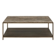 Universal Furniture Montclair Brindle Cocktail Table in Gold/Travertine
