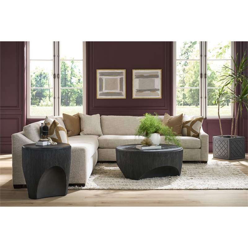 Universal Furniture Montclair Cinder End Table in Ebony