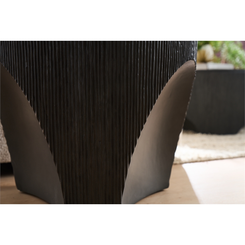 Universal Furniture Montclair Cinder End Table in Ebony