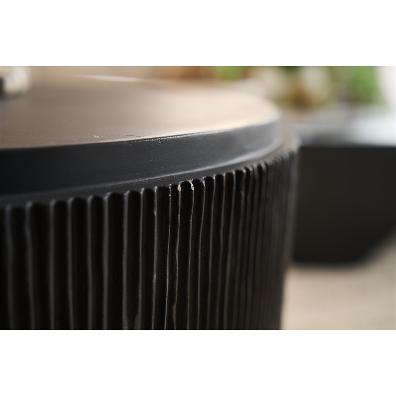 Universal Furniture Montclair Cinder End Table in Ebony