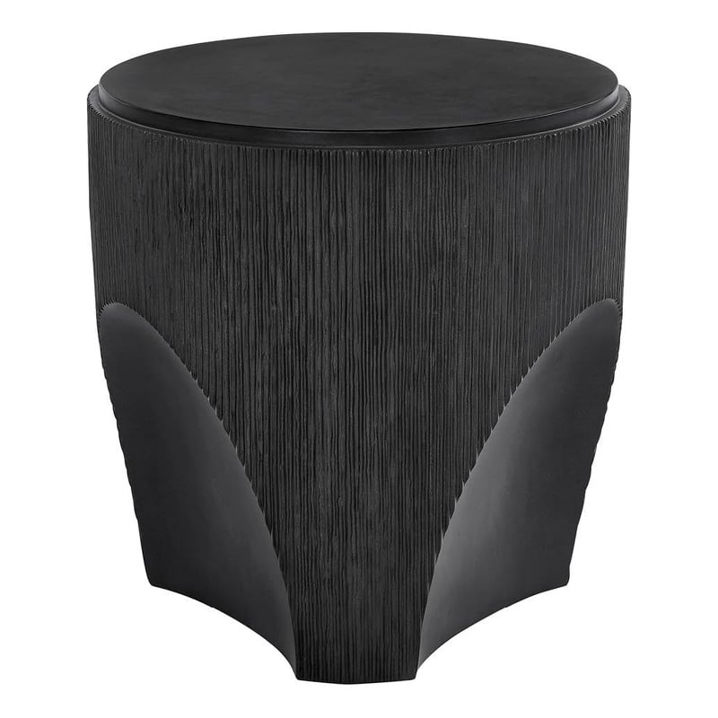 Universal Furniture Montclair Cinder End Table in Ebony