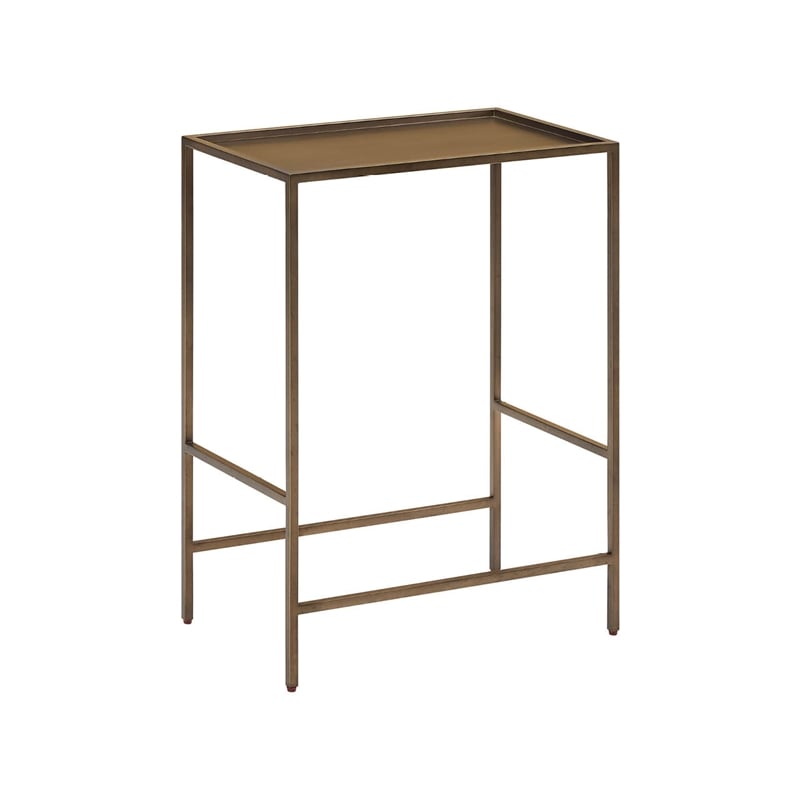 Universal Furniture Montclair Metal Side Table in Smoked Gold