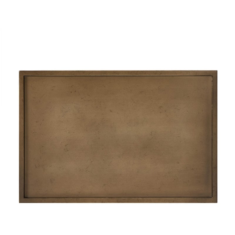 Universal Furniture Montclair Metal Side Table in Smoked Gold