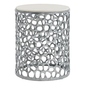Universal Furniture Oasis Coral Side Table in Gray