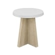 Universal Furniture Oasis Accent Table in Dockside Tan and Shoreline White