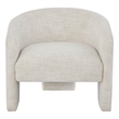 Universal Furniture Kenzi Accent Chair in Ivory Performance Fabric