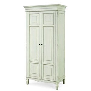 universal furniture summer hill storage cabinet in cotton white finish