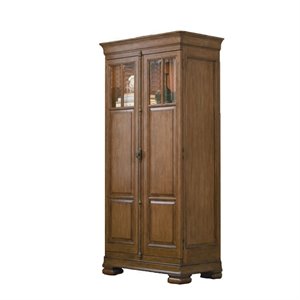 universal furniture new lou tall cabinet in cognac