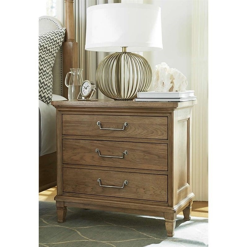 Universal Furniture Moderne Muse Nightstand in Bisque 414350