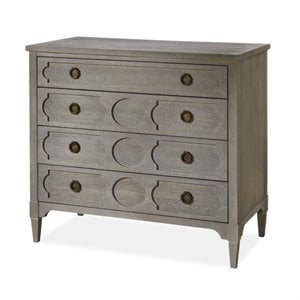 universal furniture playlist 4 drawer wood chest in smoke on the water gray