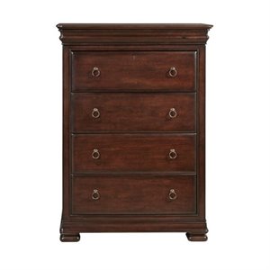 universal furniture reprise 4 drawer chest in rustic cherry