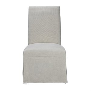 Universal Furniture Sojourn Upholstered Dining Chair in Summer White