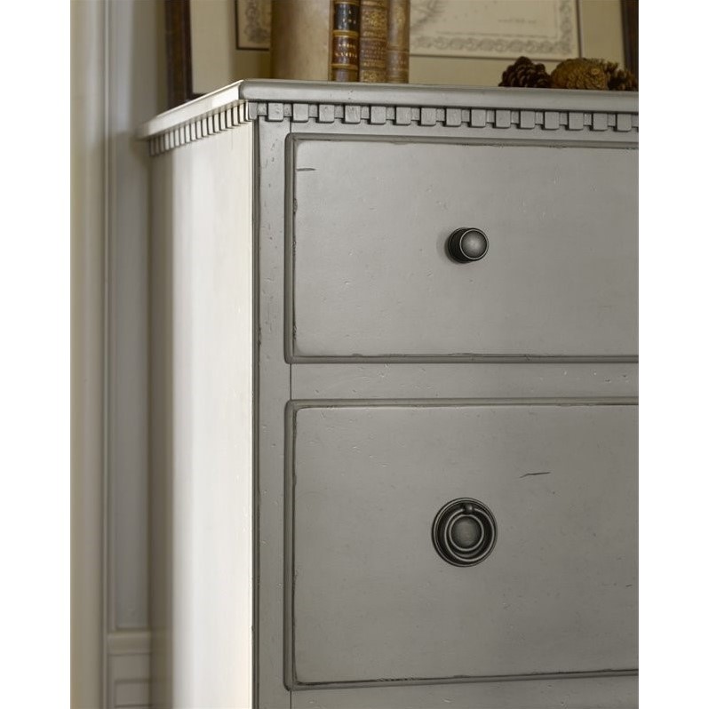 Universal Furniture Sojourn 4 Drawer Chest In Gray Lake