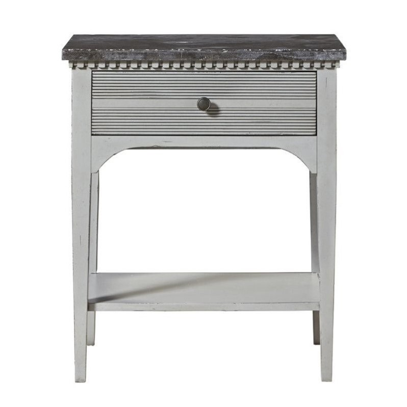 Universal Furniture Sojourn Nightstand In Gray Lake And Blue Stone Universal Furniture Sojourn Nightstand In Gray Lake And Blue Stone