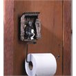 Zingz & Thingz Multicolored Plastic Bear Outhouse Toilet Paper Holder