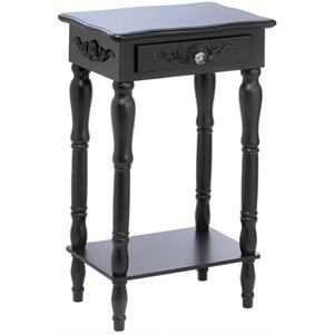 zingz & thingz wooden colonial carved side table