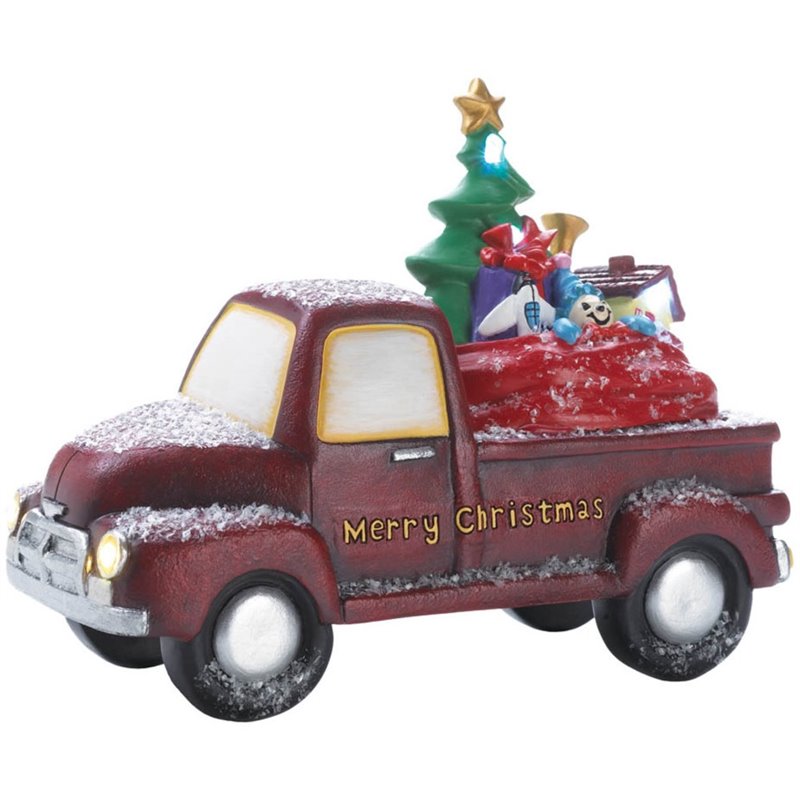 Zingz & Thingz Plastic Light-Up Toy Delivery Truck in Red