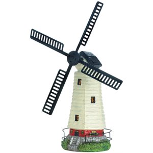 zingz & thingz multicolored plastic solar windmill lighthouse