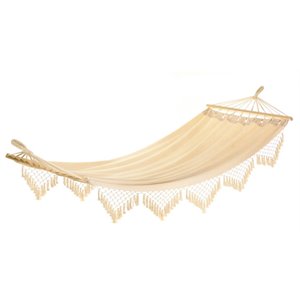 zingz & thingz cape cod canvas hammock in cream