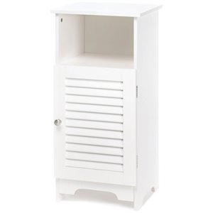 zingz & thingz nantucket wooden storage cabinet in white