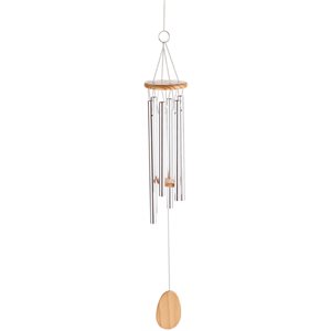 zingz & thingz classic aluminum wind chimes in brown