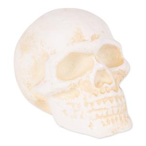 off-white cast iron human skull cast iron paperweight 3.3x2.1x2.3