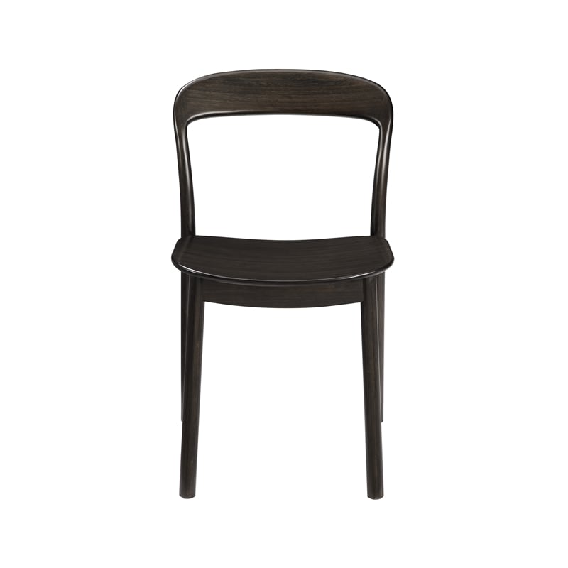 Bamax Layla Chair Bamboo seat in Charcoal