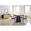 Bamax Layla Chair Bamboo seat in Charcoal