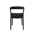 Bamax Layla Chair Bamboo seat in Charcoal