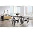 Bamax Layla Chair Bamboo seat in Charcoal