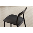 Bamax Layla Chair Bamboo seat in Charcoal