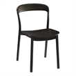 Bamax Layla Chair Bamboo seat in Charcoal