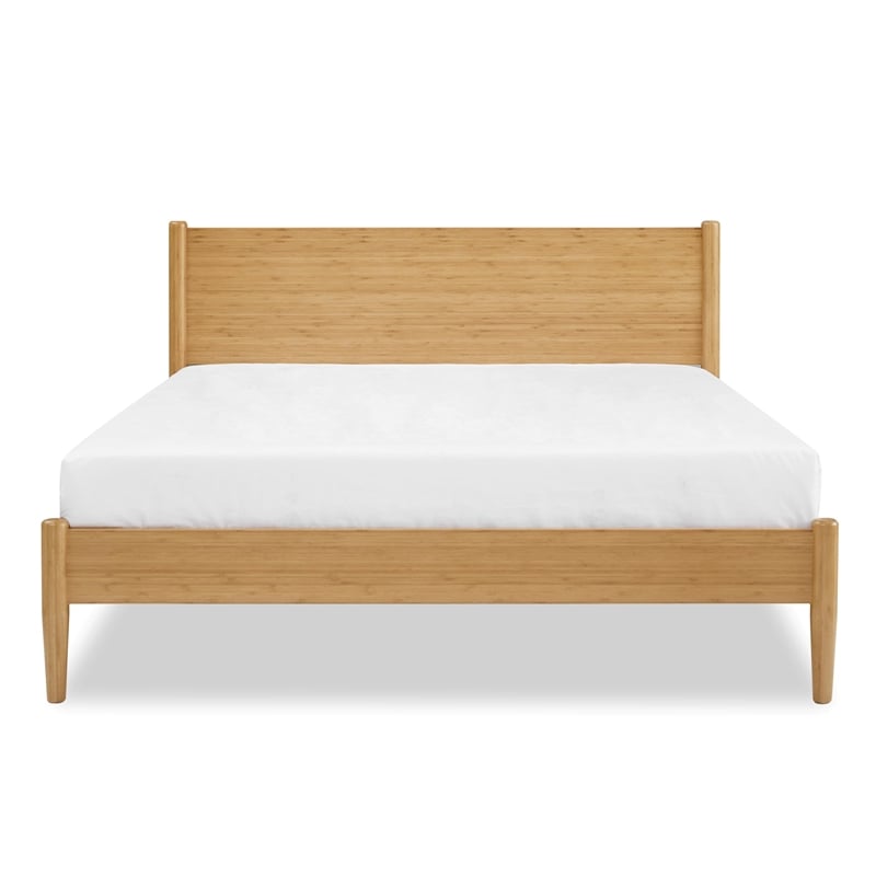 Bamax Ria Eastern King Platform Bed in Caramelized