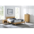 Bamax Ria Eastern King Platform Bed in Caramelized