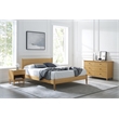 Bamax Ria Eastern King Platform Bed in Caramelized