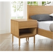 Bamax Ria Eastern King Platform Bed in Caramelized