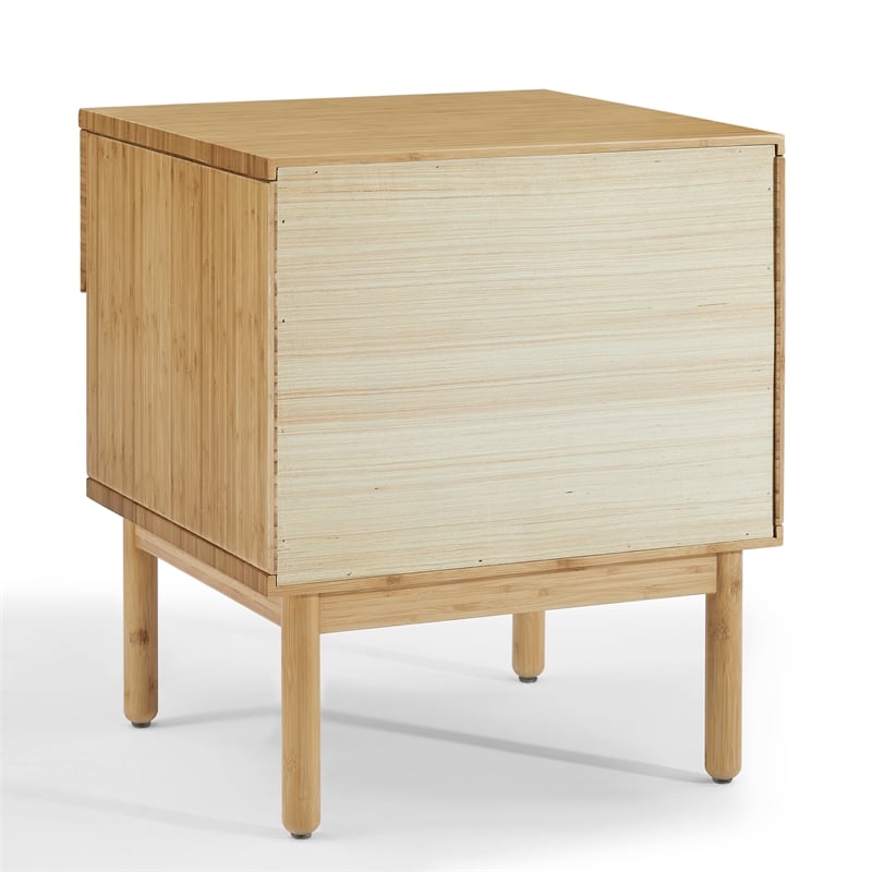 Bamax Ria 1 Drawer Nightstand in Caramelized