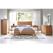 Bamax Willow Queen Platform Bed in Caramelized