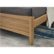 Bamax Willow Queen Platform Bed in Caramelized