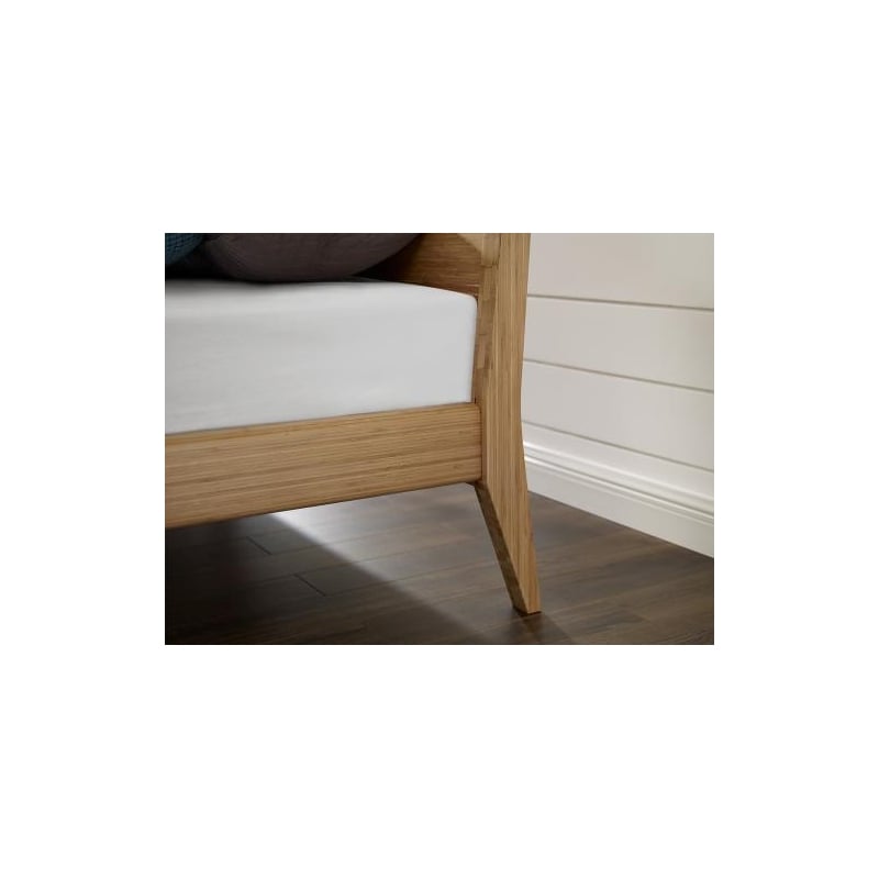 Bamax Willow Queen Platform Bed in Caramelized