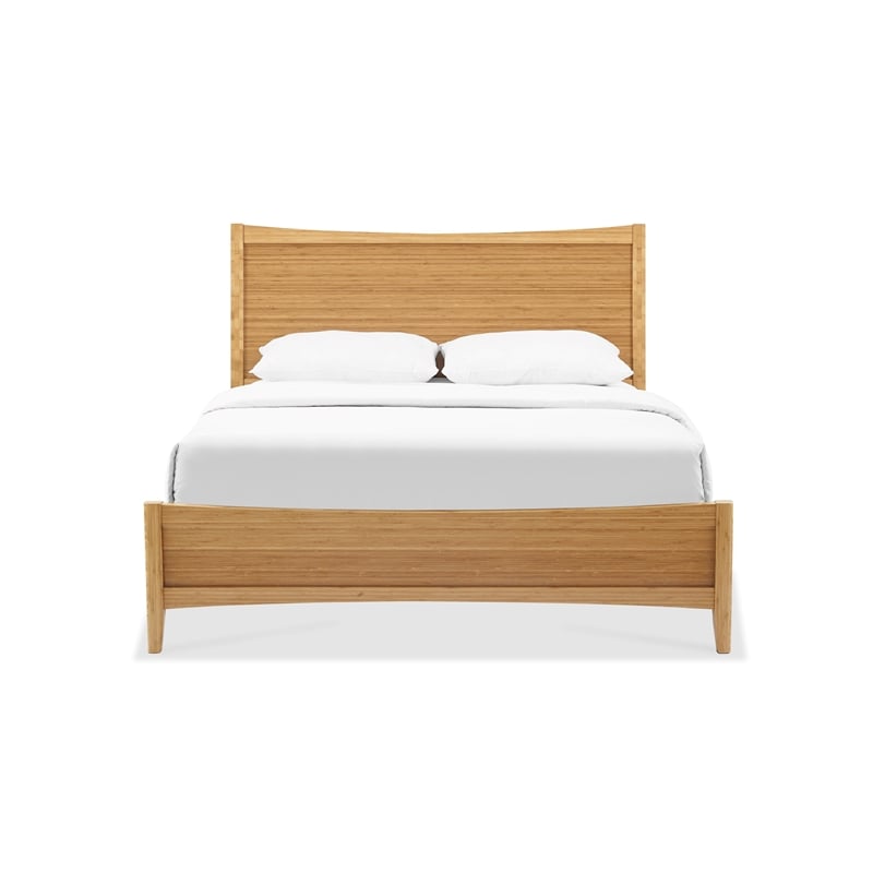 Bamax Willow Eastern King Platform Bed in Caramelized