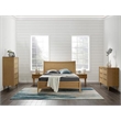 Bamax Willow Eastern King Platform Bed in Caramelized