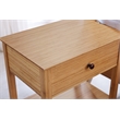 Bamax Willow 1 Drawer Nightstand in Caramelized
