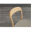 Bamax Layla Chair Leather Seat in Sand (Set of 2)