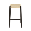 Bamax Nico counter height stool in Charcoal