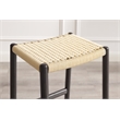 Bamax Nico counter height stool in Charcoal