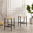 Bamax Nico counter height stool in Charcoal