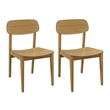 Bamax Dylan Chair in Golden (Set of 2)