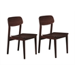 Bamax Dylan Chair in Burgundy (Set of 2)