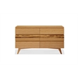 Bamax Sarah Six Drawer Double Dresser in Golden